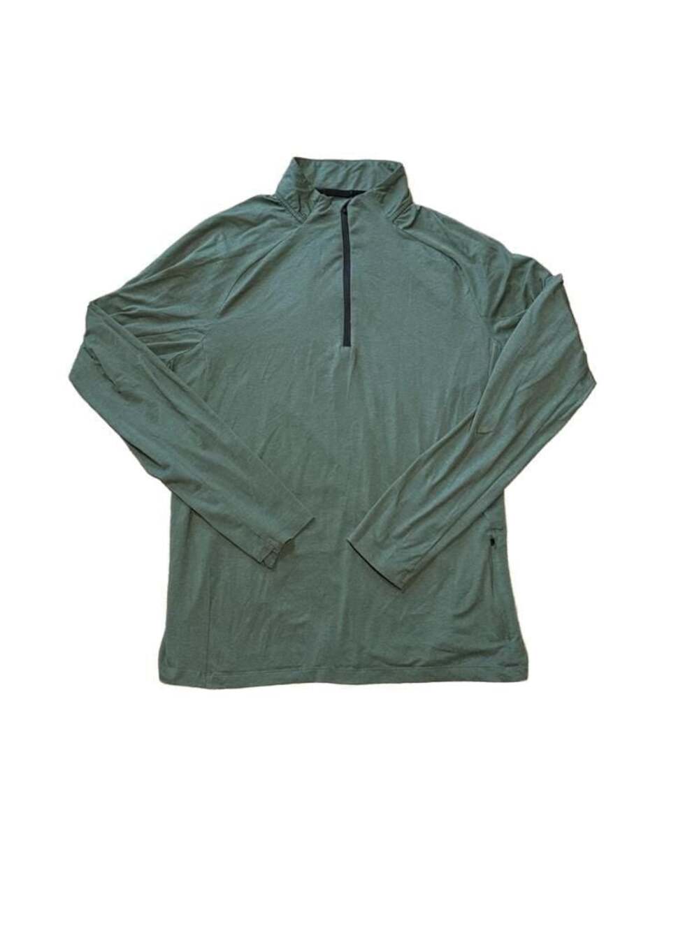 REI Co-op Green Long Sleeve Quarter Zip Pullover Shirt Men's Size Medium